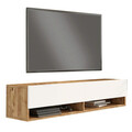 Comoda TV Roscoe, Pakoworld, 140x31.6x29.6 cm, PAL/MDF, sonoma/alb