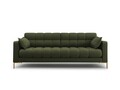 Canapea 3 locuri, Mamaia, Micadoni Home, GL, 177x92x75 cm, tesatura tip twill, verde