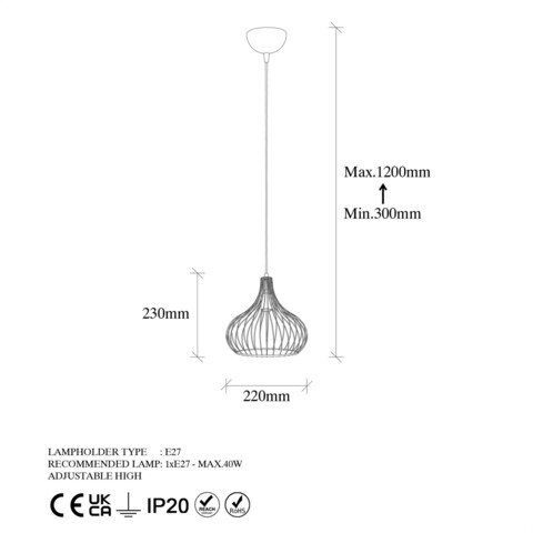 Lustra, Fulgor, 942FLG1604, Metal, Auriu