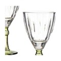 Set 6 pahare de vin Exotic, Vivalto, 275 ml, sticla, verde