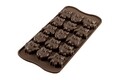 Forma de copt din silicon Owls, Silikomart Easy Choco, 15 forme, 3.4 x 3 cm