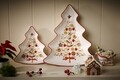 Platou pentru servire, Villeroy & Boch, Winter Bakery Delight Tree, 26.5 cm, portelan premium