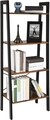 Biblioteca Ladder, Vasagle, 56 x 34 x 137.5 cm, otel/PAL, maro rustic