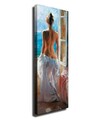 Tablou decorativ, PC202, Canvas, Lemn, Multicolor