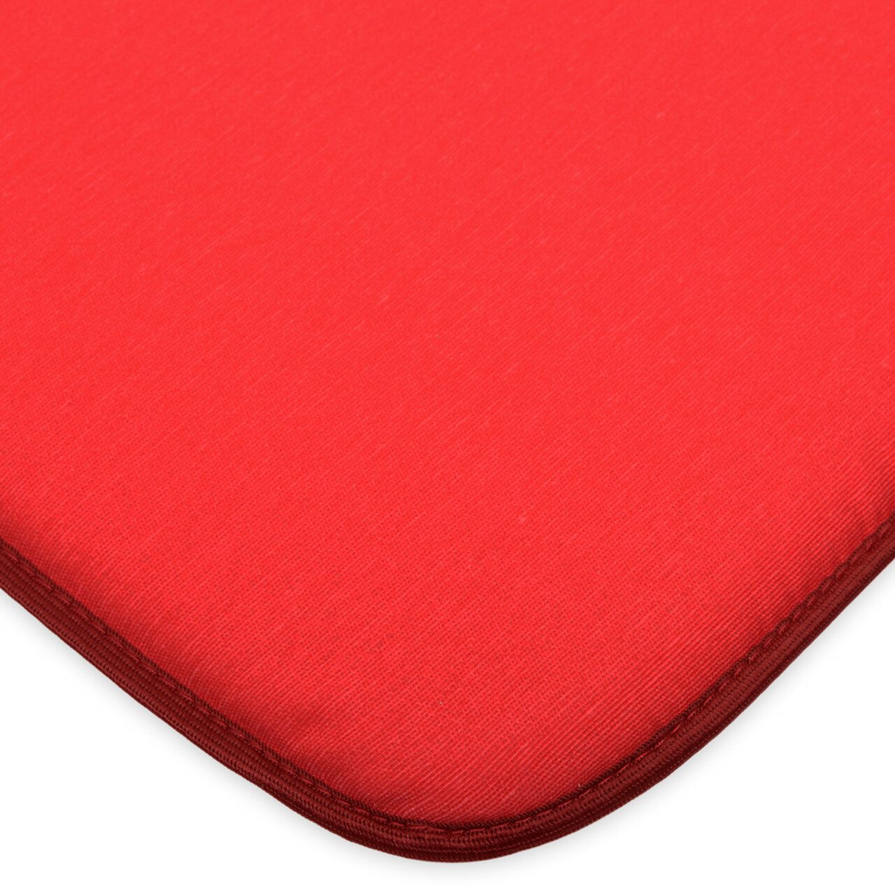 Perna patrata scaun Basic Red, 40x40x2 cm, poliuretan/poliester, rosu