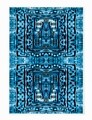 Covor Blue Mask, Oyo Concept, 100x140 cm, poliester, multicolor