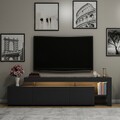 Comoda TV Beliz, Inarch, 192x37x53 cm, antracit