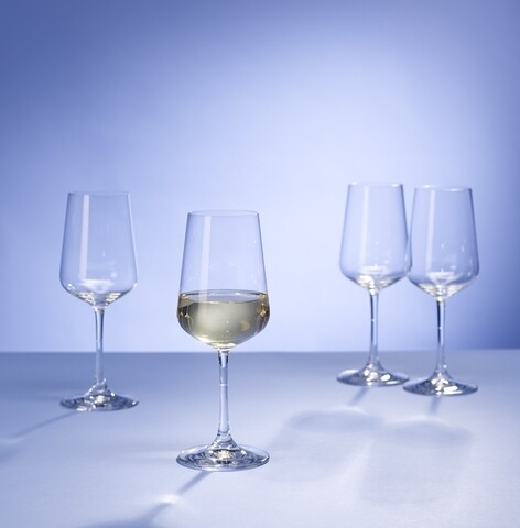 Set 4 pahare pentru vin alb, Villeroy & Boch, Ovid, 380 ml, sticla cristal