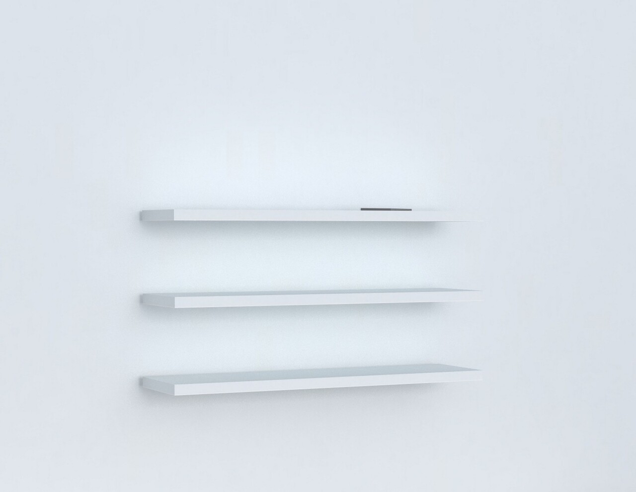 Set 3 Rafturi Pentru Perete Boss V2, Puqa Design, Alb