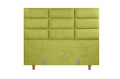 Pat matrimonial, Stockholm, Harmony E, 160x200 cm, saltea tip Pocket, topper memory, Verde