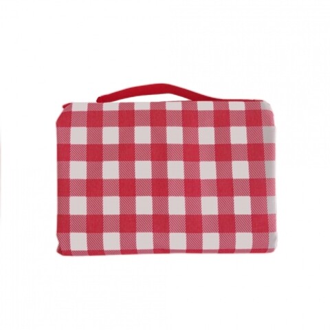 Patura pentru picnic Red Plaid, Heinner, 145x200 cm, poliester, rosu/alb