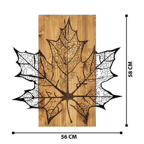 Decoratiune de perete, Hare, Metal, Dimensiune: 50 x 57 cm, Nuc negru