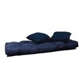 Canapea extensibila Gauge Concept, Navy Blue, 2 locuri, 190x70 cm, fier/poliester