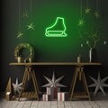 Lampa de perete Ice-Skate, Neon Graph, 25x22x2 cm, verde