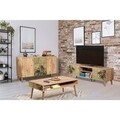 Set mobilier living 3 piese, comoda, comoda tv si masuta, Motto 727, Vella, atlantic pine