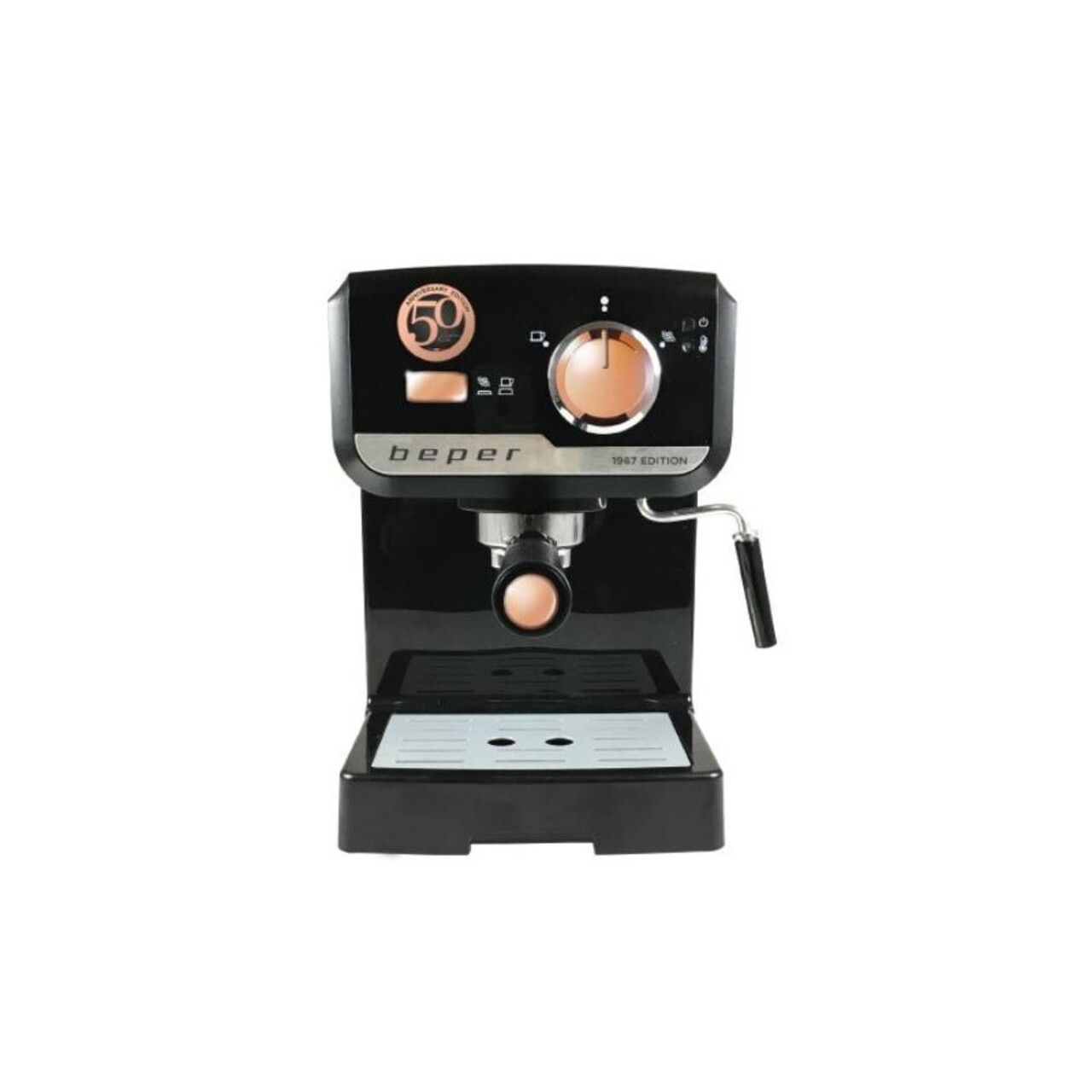 Espressor electric BC.001, Beper, 1140 W, 1.5 L, presiune 15 bari