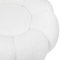 Puf / taburet, Douill, MDF/tesatura teddy boucle, 57x30 cm, ecru