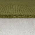 Covor Textured Border Green, Flair Rugs, 160x230 cm, lana, verde