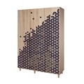 Dulap pentru haine Mode 123, Vella, 135x52x192 cm, multicolor