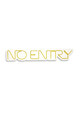 Decoratiune luminoasa LED, No Entry, Benzi flexibile de neon, DC 12 V, Galben