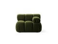 Modul dreapta pentru canapea modulara, 1 loc, Bellis-213, Micadoni Home, 94x94x70 cm, tesatura boucle, verde