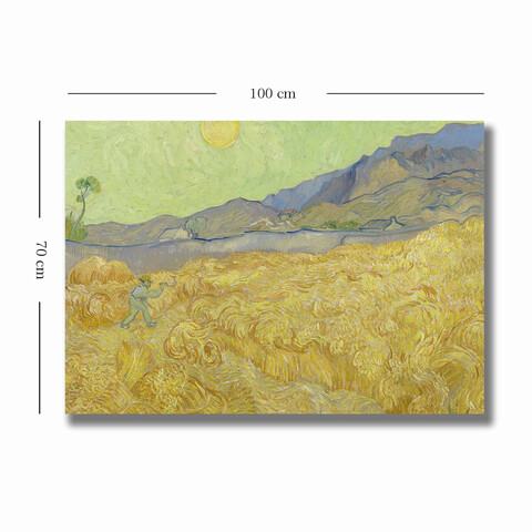 Tablou decorativ, 70100VANGOGH010, Canvas , Lemn, Multicolor