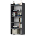 Corp biblioteca, Olivia, Wise, 60x160x30 cm, PAL, Antracit