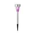 Lampa de gradina Mosaic Stake, Lumineo, 7.3x28 cm, otel inoxidabil, violet