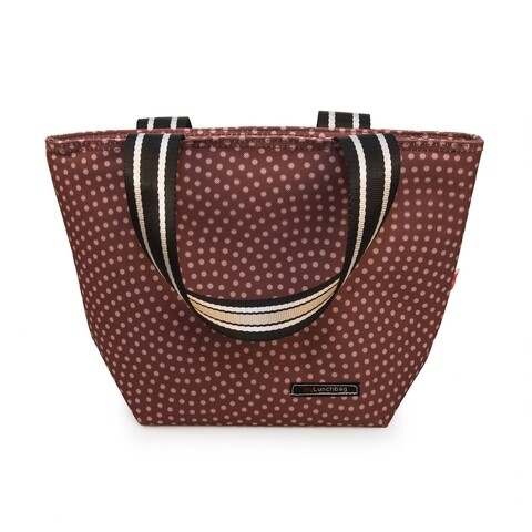 Geanta termoizolanta pentru pranz Dots, Iris Barcelona, 3.7 L, 33x14x24 cm, poliester, bordo