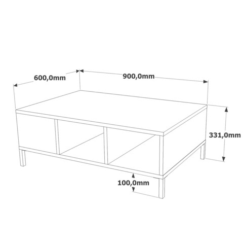 Set mobilier living, Locelso, RL5-AA, Pin Atlantic / Antracit