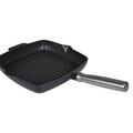 Tigaie grill, Greenpan, Featherweights, 26 x 26 cm, aluminiu turnat