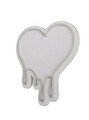 Decoratiune luminoasa LED, Melting Heart,  Benzi flexibile de neon, DC 12 V, Alb