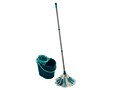 Set curatenie, Leifheit, 3in1 Power Mop, plastic/microfibra, verde