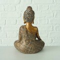 Suport pentru lumanari Buddha Makia V1, Boltze, 14x10x21 cm, polirasina