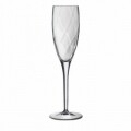 Set 4 pahare sampanie Canalleto Flute, Luigi Bormioli, 177 ml, sticla cristal, transparent