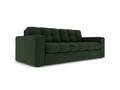 Canapea 2 locuri, Justin, Micadoni Home, BL, 162x90x72 cm, poliester, verde inchis