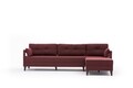 Coltar pe dreapta Comfort, Balcab Home, 275x80x80 cm, lemn, rosu