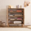 Dulap multifunctional, Vella, Pebble, 95 x 111 x 36 cm, pal melaminat, multicolor