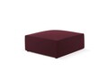 Taburet, Ruby, Micadoni Home, BL, 93x93x40 cm, piele ecologica, bordo