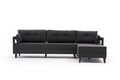 Coltar pe dreapta Comfort, Balcab Home, 275x80x80 cm, lemn, antracit