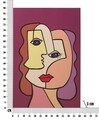 Tablou, Mauro Ferretti, Face - B, 60 x 3 x 90 cm, lemn de pin/panza, multicolor