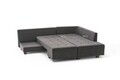 Coltar extensibil pe dreapta Manama, Balcab Home, 280x206x85 cm, lemn, antracit