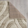 Covor Velvet Carved, Flair Rugs, 200x290 cm, poliester reciclat, natural