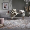 Covor Marbled Blush, Flair Rugs, 200x290 cm, polipropilena/poliester, roz pudra