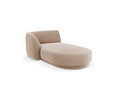 Sezlong living stanga 2 locuri, Miley, Micadoni Home, BL, 155x92x74 cm, catifea, cappuccino