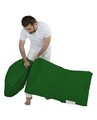 Fotoliu extensibil, Siesta, Ferndale Bean Bag, 55 - 180 cm, poliester impermeabil, verde