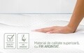 Saltea Argentum Therapy PLUS 160x190 cm, H 23 cm, 14+6 Memory Arctic Gel, Husa cu ioni de argint, 7 zone de confort, Super Ortopedica, Anatomica