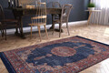 Covor, Dark Blue AL 87 , 75x230 cm, Poliester , Multicolor