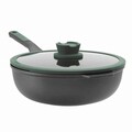 Tigaie wok cu capac BergHOFF, Leo Forest, Ø28 cm, 4.4 L, aluminiu turnat, invelis antiaderent