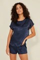 Set pijamale dama, 637BNC1365 - XL, Benicia, Poliester, Albastru navy